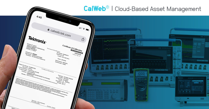 Tektronix présente les nouvelles fonctionnalités du logiciel de gestion d’actifs CalWeb®